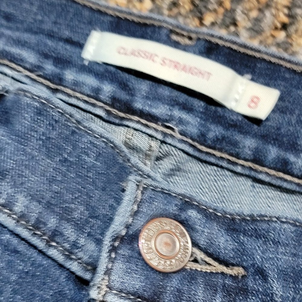 Vintage Classic Straight Red Tab Levi's Size 8 - Picture 3 of 15
